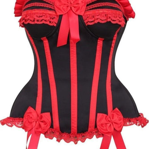 Top Drawer Ladybug Bombshell Steel Boned Corset