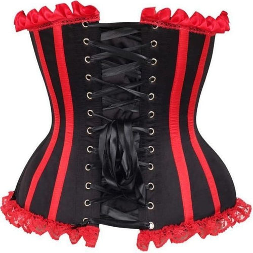 Top Drawer Ladybug Bombshell Steel Boned Corset