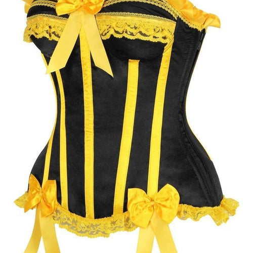 Top Drawer Yellow Spellbound Steel Boned Corset