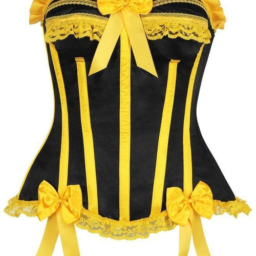 Top Drawer Yellow Spellbound Steel Boned Corset