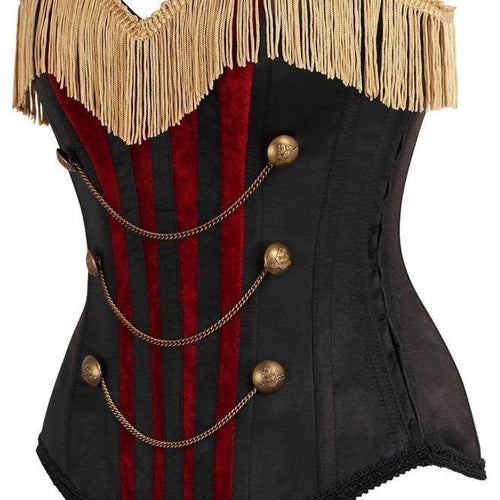 Top Drawer Midnight Ringmaster Steel Boned Corset