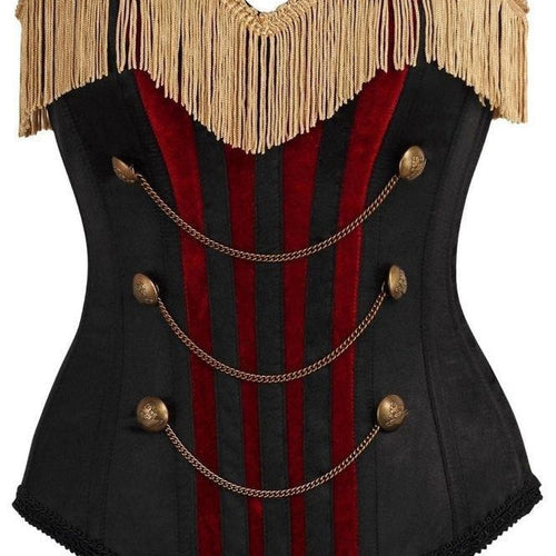 Top Drawer Midnight Ringmaster Steel Boned Corset
