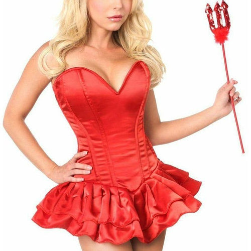 Top Drawer Delicious Devil Corset Dress Costume