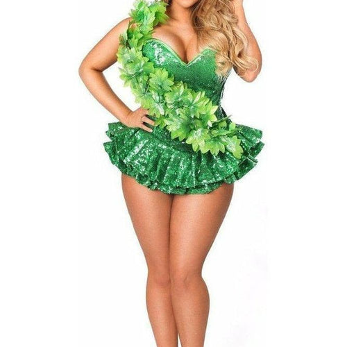 Top Drawer Premium Ivy Vixen Corset Costume
