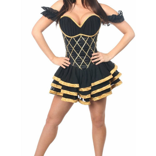 Top Drawer Steel Boned Egyptian Corseted Dress