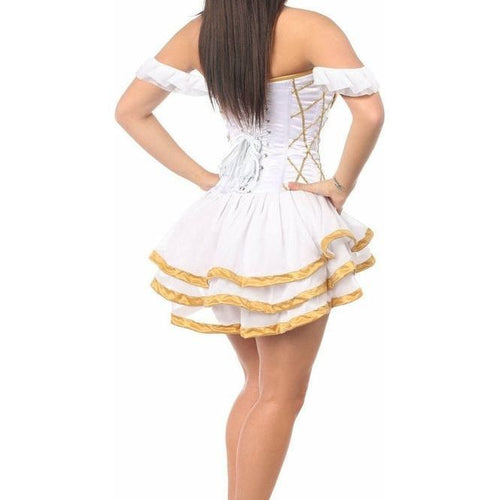 Top Drawer Steel Boned Greek Goddess Corseted Dress