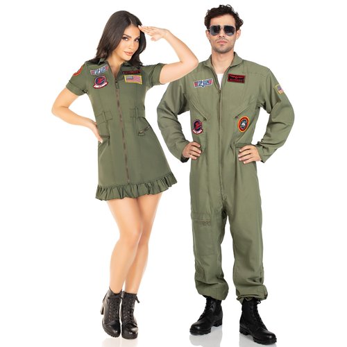 Top Gun Fly High Couple's Costume - top-gun-fly-high-couples-costume