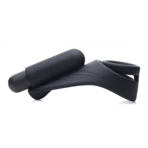 TRINITY 4 MEN 7X SILICONE C- RING W/ TAINT STIMULATOR - XRAG669