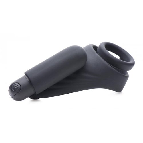 TRINITY 4 MEN 7X SILICONE C- RING W/ TAINT STIMULATOR - XRAG669