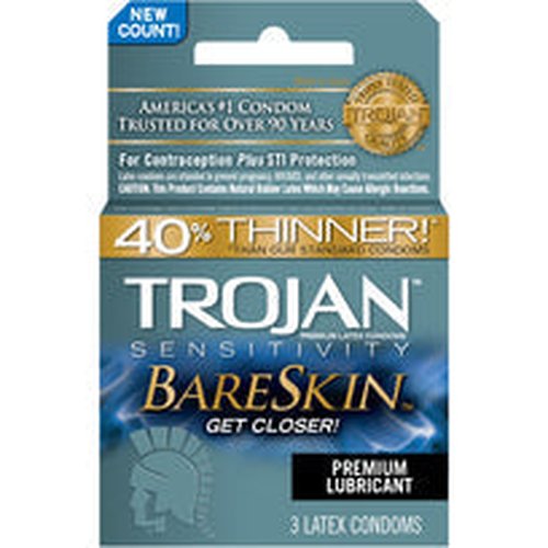 TROJAN BARESKIN 3 PK - T95705