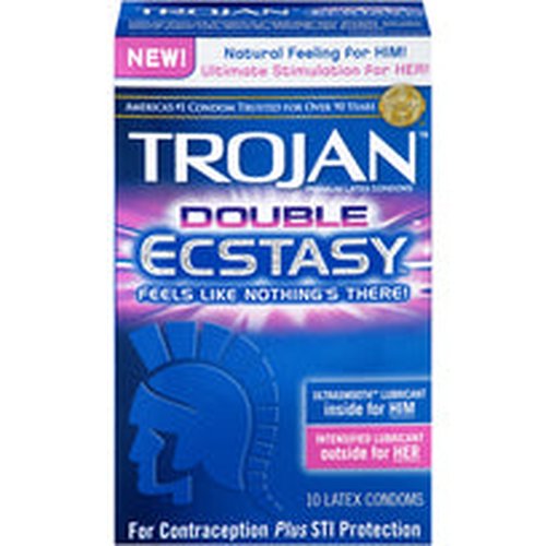 TROJAN DOUBLE ECSTASY 10 PACK - T90668