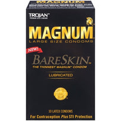TROJAN MAGNUM BARESKIN 10 PACK - T22887