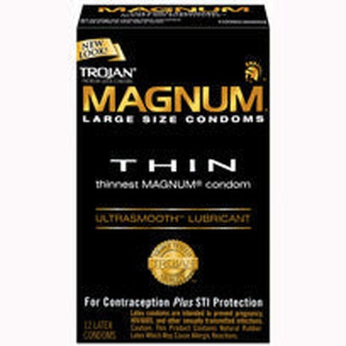 TROJAN MAGNUM THIN 12 PACK - T64614