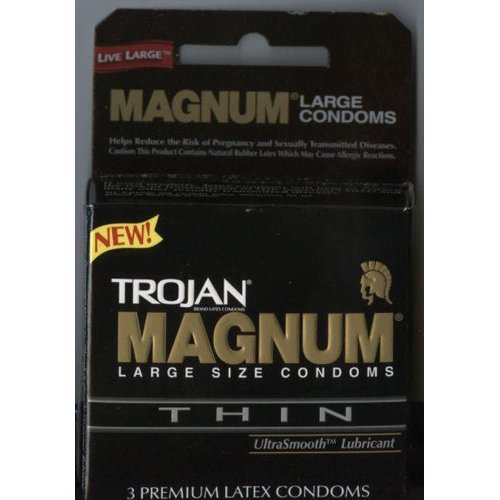 TROJAN MAGNUM THIN 3 PACK - T64603
