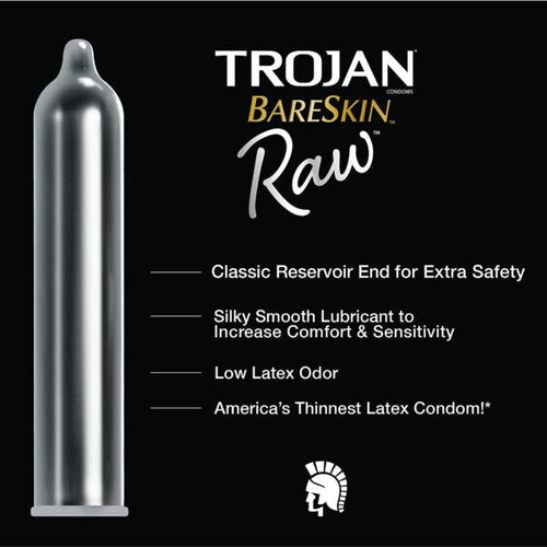 TROJAN BARESKIN RAW 3CT - T00155