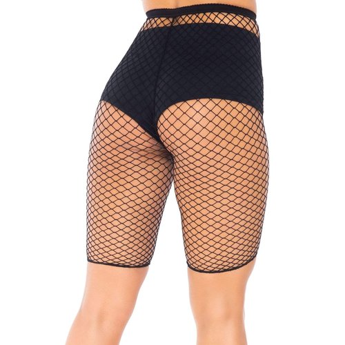 Troublemaker Fishnet Biker Shorts - 8882      00122