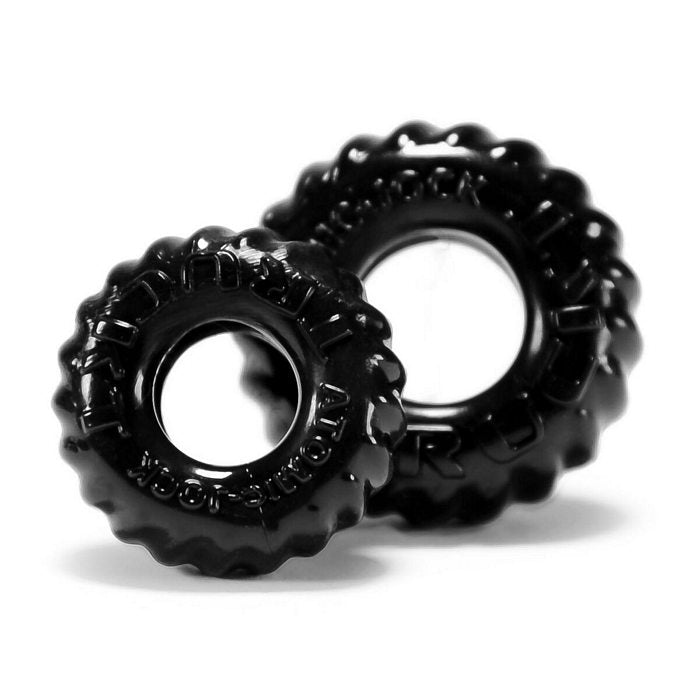 TRUCKT 2PC COCKRING SET BLACK (NET) - OXAJ1049BLK