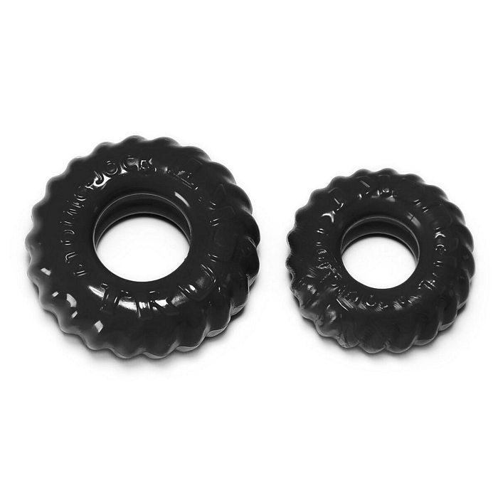 TRUCKT 2PC COCKRING SET BLACK (NET) - OXAJ1049BLK