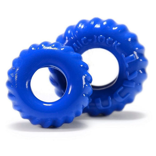 TRUCKT 2 PIECE COCKRING SET POLICE BLUE (NET) - OXAJ1049PLC