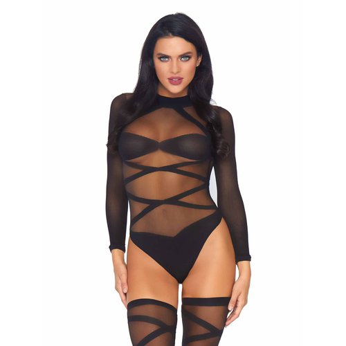 Truth Or Dare Bodysuit And Thigh Highs Set - 8471      00122