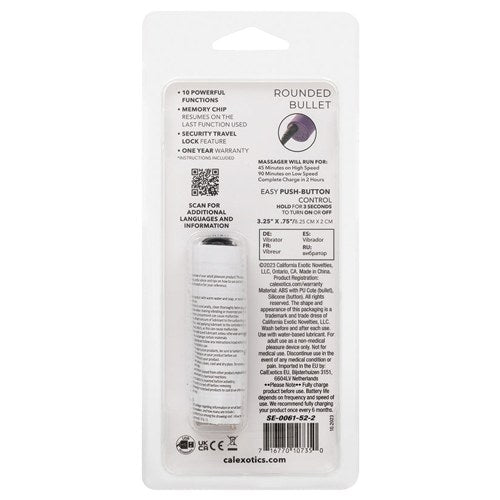 Turbo Buzz Rounded Bullet-Purple