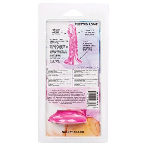 Twisted Love Twisted Ribbed Probe-Pink