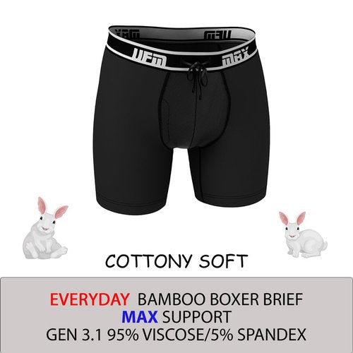 UFM Brief - Bamboo Viscose MAX Support - bb_v_6_3_blk_30E