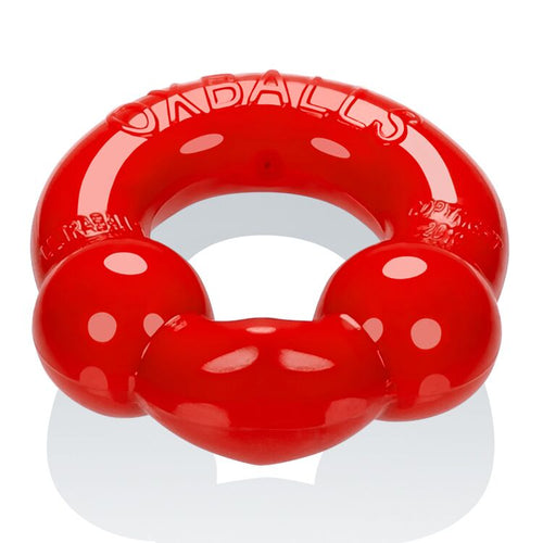 ULTRA BALLS COCKRING 2 PACK STEEL/RED (NET) - OX3010STR