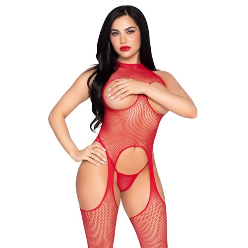 Uncovered Lingerie Jumpsuit Set - 89374     00122