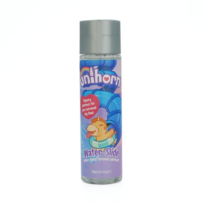 Unihorn Water-Slide Water Based Personal Lubricant 4.4 fl oz (130ml) - UNILUBWS4