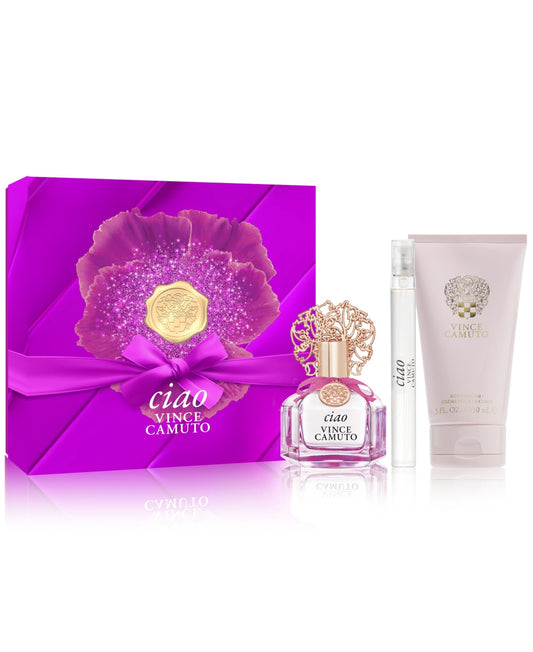 V CAMUTO CIAO 3PC SET, WOMEN'S GIFT SET, EDP-Pinkfoxxx