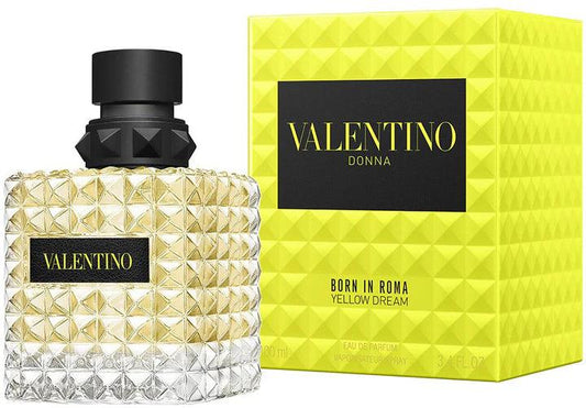 VALENTINO YELLOW DREAM FOR WOMEN 3.4OZ, WOMEN'S PERFUME EDP-Pinkfoxxx