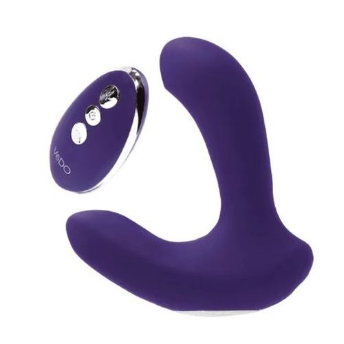 VEDO INME DUAL VIBE W/ REMOTE RECHARGEABLE PURPLE - VIP2613