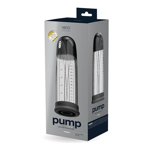 VEDO PUMP RECHARGEABLE VACUUM PENIS BLACK - VIS0408