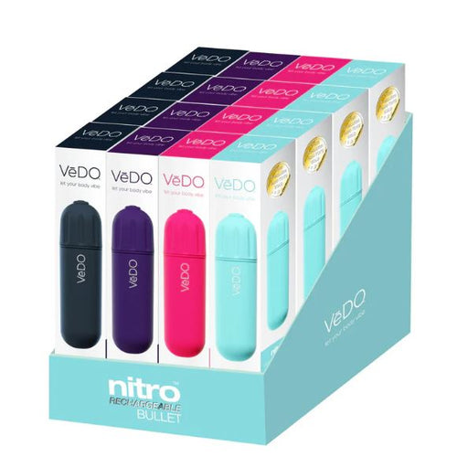 VEDO NITRO RECHARG BULLET 16/PCS ASSORTED - VIF2000