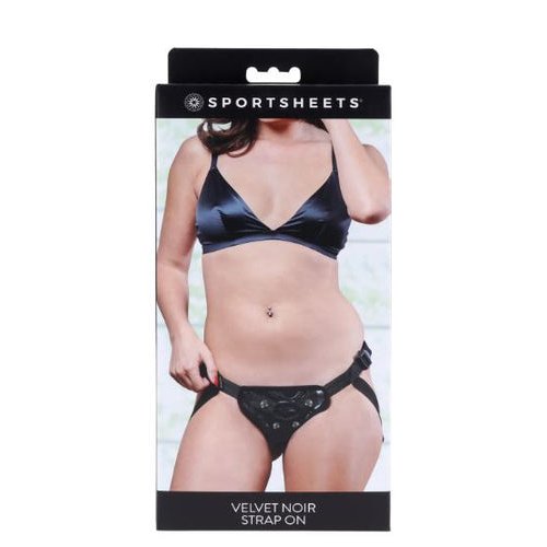 VELVET NOIR STRAP ON - SS37007