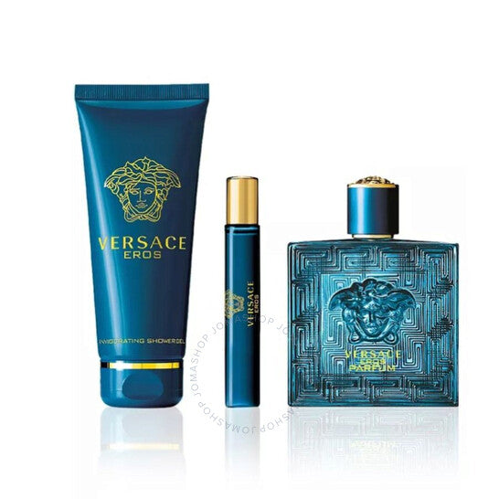 VERSACE EROS 3PC SET, MEN'S GIFT SET, EDT