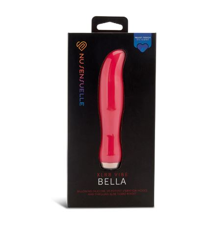 SENSUELLE BELLA VELVET TOUCH VIBE - HOT PINK - NCBTW91HP