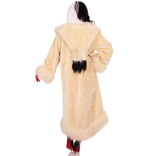 Villainess Satin Lined Faux-Fur Coat - 87309     40822