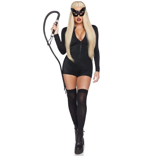 Vinyl Wet Look Cat Costume Mask - A2755     00122