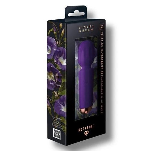 VIOLET DREAM RECHARGEABLE MINI WAND PURPLE - RO16MWVDPP