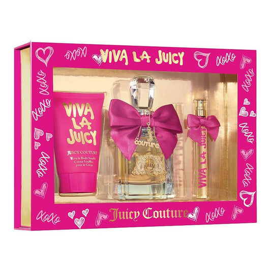 VIVA LA JUICY 3PC SET, WOMEN'S GIFT SET, EDP-Pinkfoxxx