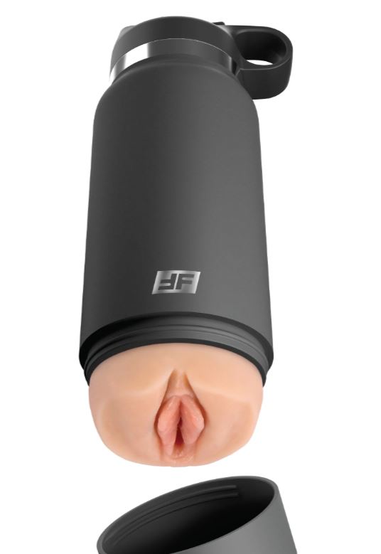 PDX PLUS FUCK FLASK SECRET DELIGHT DISCREET STROKER GREY BOTTLE LIGHT - PDRD62821