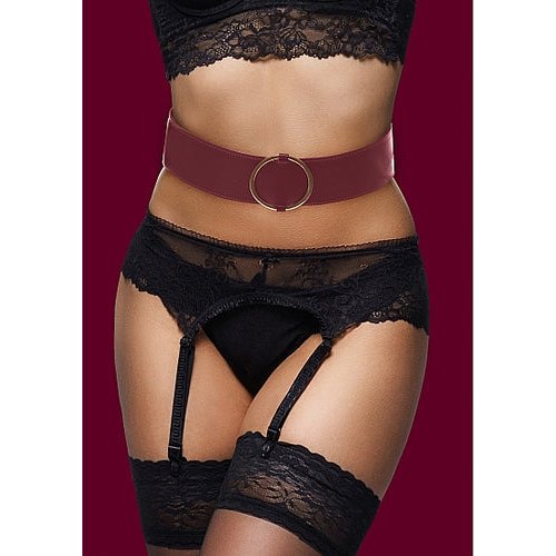 (WD) OUCH HALO WAIST BELT L/XL BURGUNDY - SHTOU589BURLXL