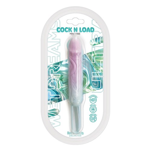Wet Dreams Cock N Load Penis Shape Vibrating Cock Ring