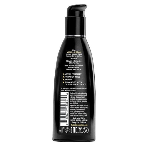 Wicked Aqua Flavored Lube-Vanilla Bean 2oz