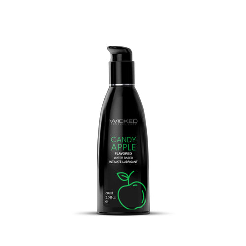 WICKED AQUA CANDY APPLE LUBE 2 OZ - WIC90402
