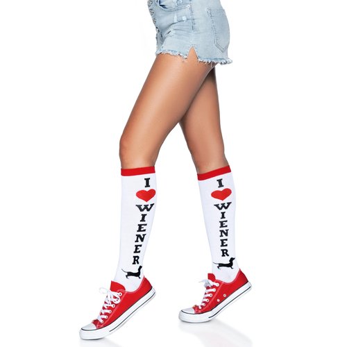 Wiener Dog Knee High Socks - 5623      10122