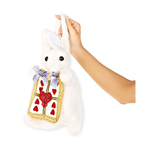 Wonderland White Rabbit Purse - A1521     13922