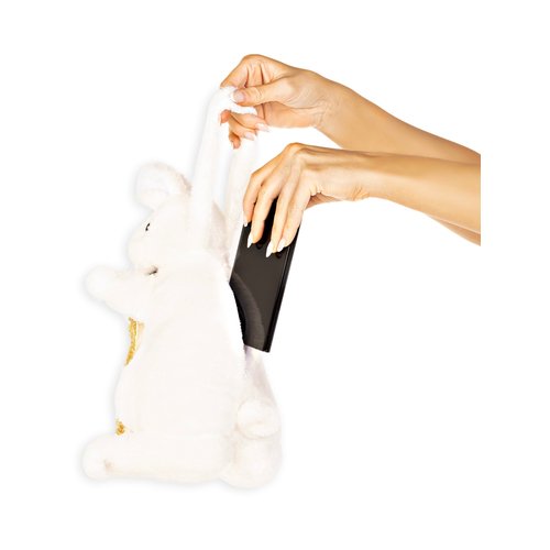 Wonderland White Rabbit Purse - A1521     13922